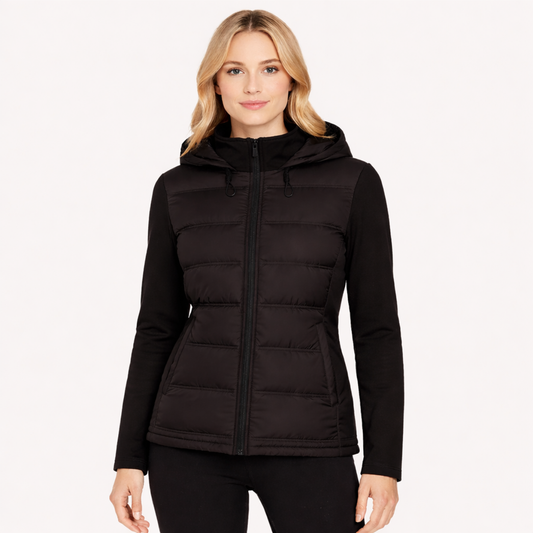 Women’s Hooded Quilted Longline Puffer Jacket – Modern Everyday Style