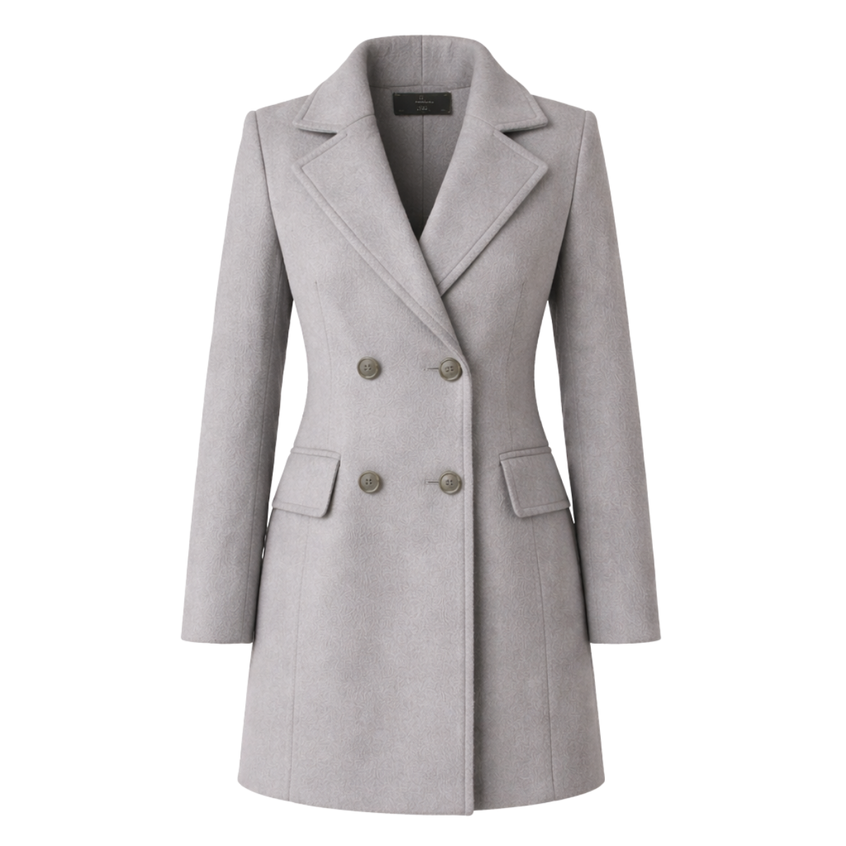 Classic Tailored Longline Coat with Refined Structure