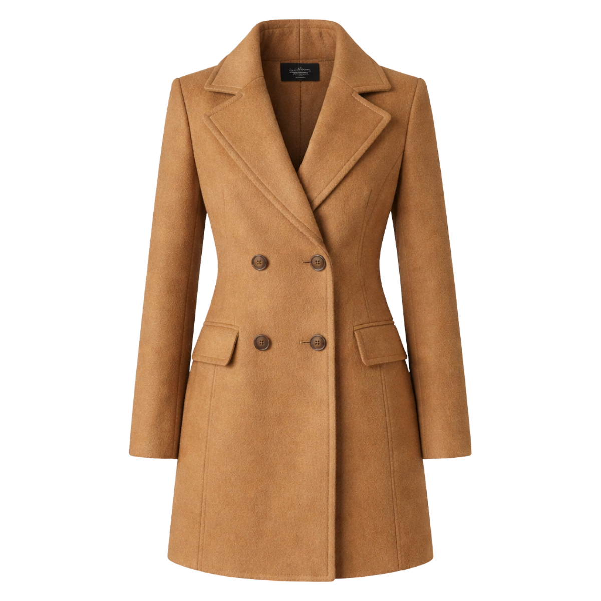 Classic Tailored Longline Coat with Refined Structure